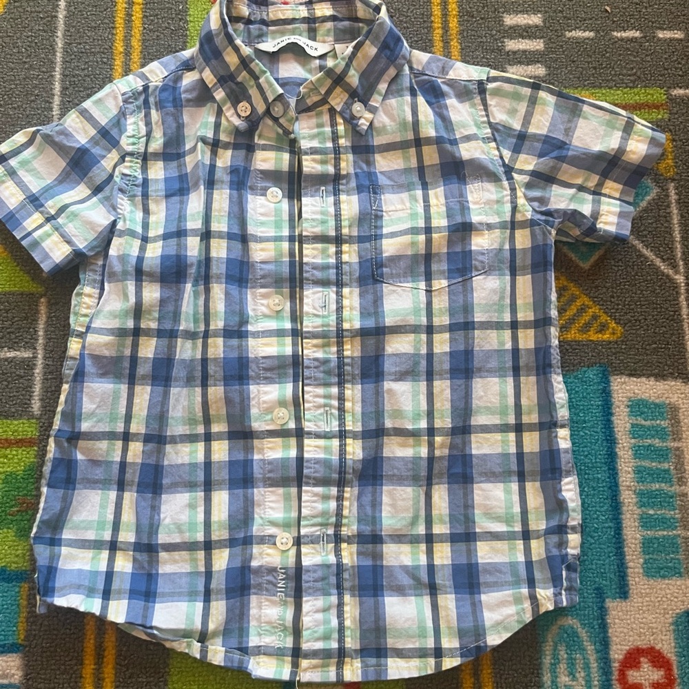 Jamie & Jack toddler short sleeve button up